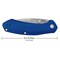 Case Cutlery Knife, Case Blue Anodized Aluminum Westline S35VN Blade 36552 - alternate 4